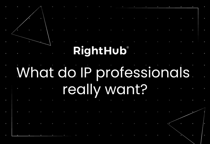 What do IP professionals really want? image